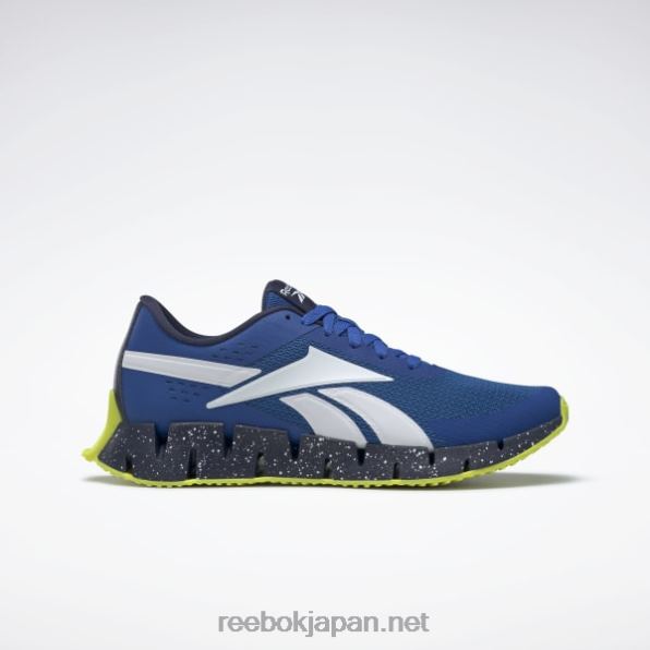 ジグ ダイナミカ 2 メンズ シューズ Reebok ベクターブルー/ベクターネイビー/アシッドイエロー 0P4081333