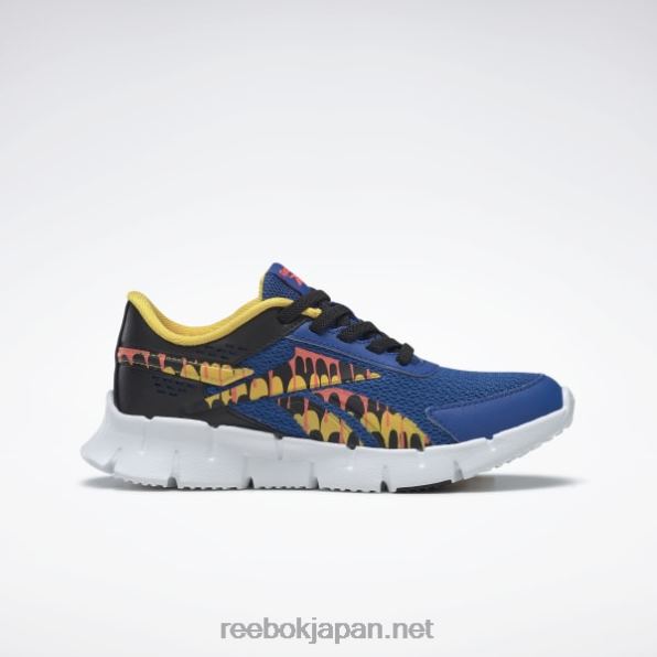 子供たち ジグ ダイナミカ 2 シューズ - 就学前 Reebok ベクターブルー/コアブラック/オレンジフレア 0P4081383