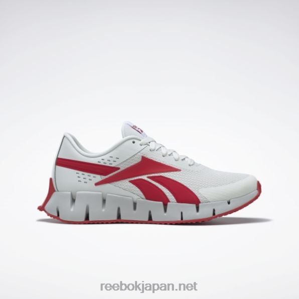 ジグ ダイナミカ 2 メンズ シューズ Reebok ピュアグレー1/ベクターレッド/ピュアグレー2 0P4081076