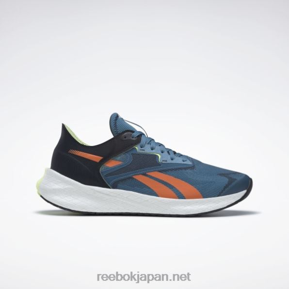 フロートライド エナジー シンメトロス 2 メンズ ランニング シューズ Reebok スティーリーブルー S23-R/コアブラック/スマッシュオレンジ S23-R 0P4081201