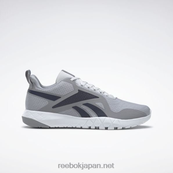 フレクサゴン フォース 3 ワイド 4e メンズ トレーニング シューズ Reebok コールドグレー/ベクターネイビー 0P4081071