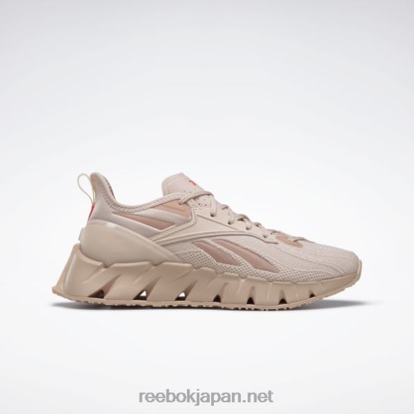 ジグ キネティカ 3 レディース シューズ Reebok ソフトエクリュ/ネオンチェリー 0P408815