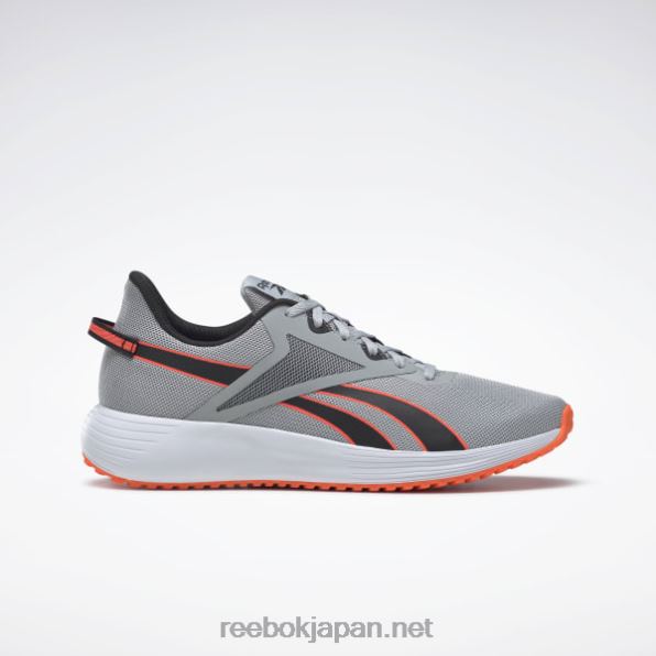 ライト プラス 3 メンズ ランニング シューズ Reebok ピュアグレー3/コアブラック/オレンジフレア 0P4081340