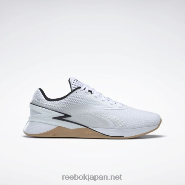 ナノ×3シューズ Reebok ftwr ホワイト/コア ブラック/リーボック ラバーガム-01 0P40851