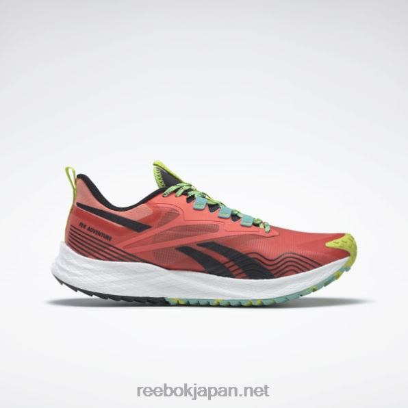 フロートライド エナジー 4 アドベンチャー メンズ ランニング シューズ Reebok セミオレンジフレア/インフューズドライラック/アシッドイエロー 0P4081120