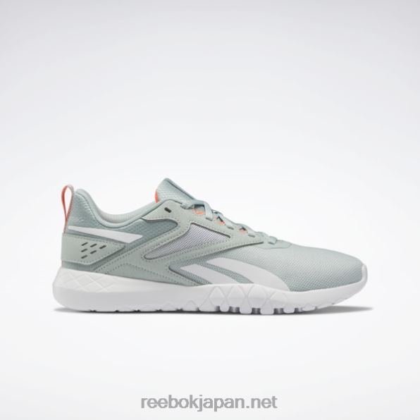 フレクサゴン エナジー 4 レディース トレーニング シューズ Reebok シーサイドグレー/FTWRホワイト/オレンジフレア 0P408184