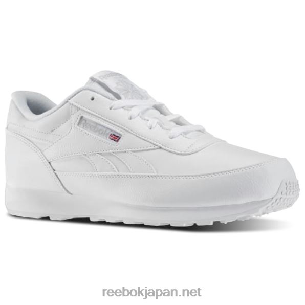 男性 クラシック ルネッサンス ワイド 4e Reebok ホワイト/スチール 0P4081118