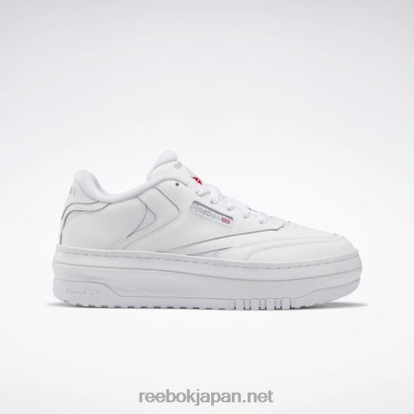 クラブ C エクストラ レディース シューズ Reebok ftwr ホワイト/ピュア グレー 3 0P4084