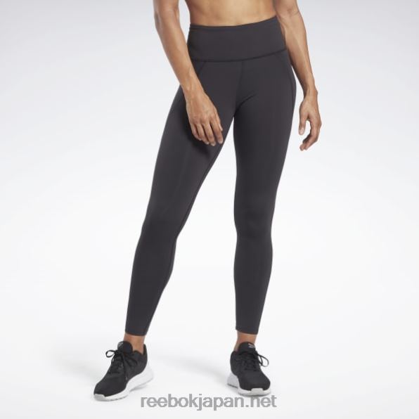 女性 ラックス ハイウエストタイツ Reebok 黒 0P408100