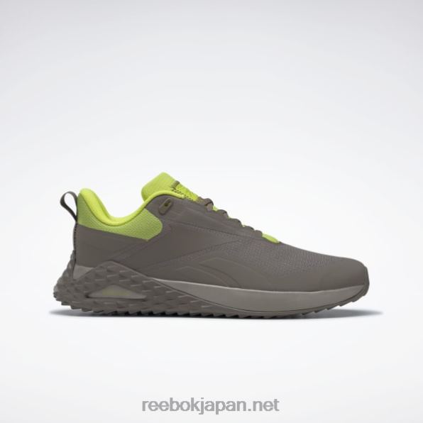 トレイルクルーザーのメンズシューズ Reebok トレックグレー/ボルダーグレー/アシッドイエロー 0P4081220