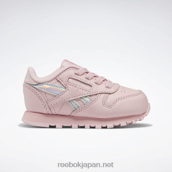 子供たち クラシックな革靴 - 幼児用 Reebok ピンクの輝き 0P4081453