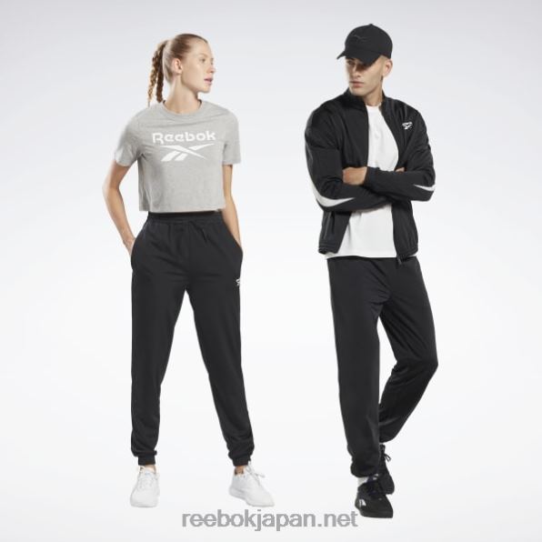 アイデンティティ ベクトル ニット トラック パンツ Reebok ナイトブラック 0P408311