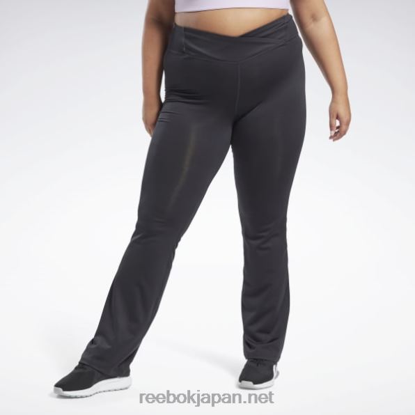 女性 ワークアウトレディパンツプログラムブーツカットパンツ（プラスサイズ） Reebok ナイトブラック 0P408422