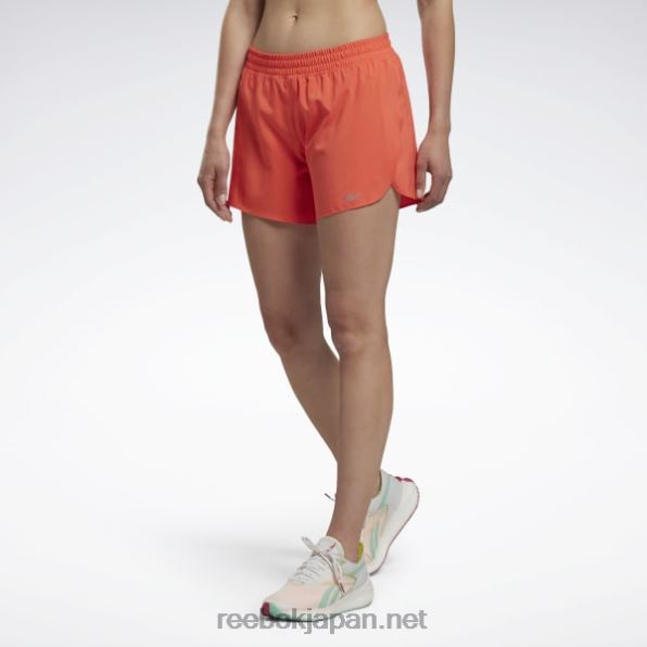 女性 ランニングショーツ Reebok セミオレンジフレア 0P408554