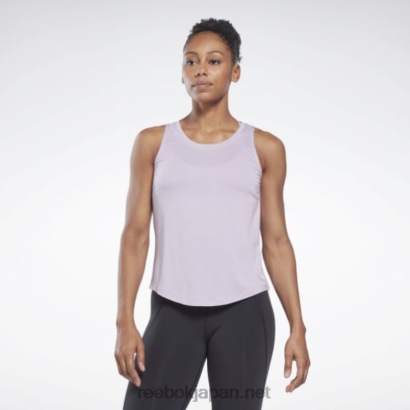 女性 アクティチル+ドリームブレンドタンクトップ Reebok 紫のオアシス 0P408626