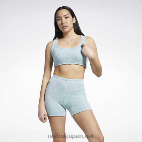 女性 クラシックな居心地の良いタンクトップ Reebok シーサイドグレー 0P408652