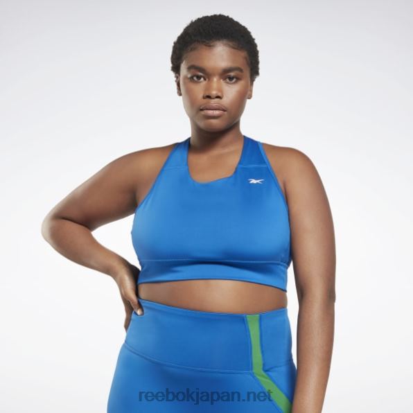 女性 ランニング エッセンシャル ハイインパクト ブラ (プラスサイズ) Reebok ベクトル青 0P408844