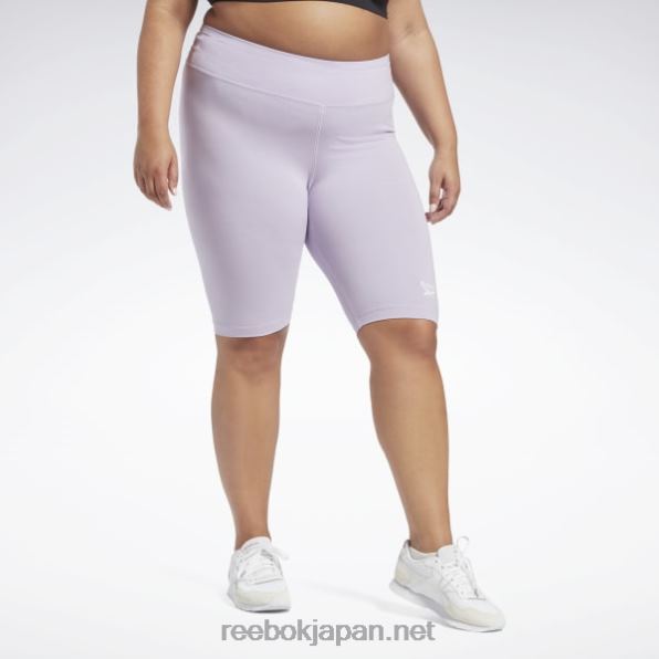 女性 アイデンティティフィットロゴショーツ（プラスサイズ） Reebok 紫のオアシス 0P408861