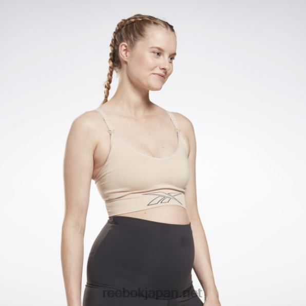 女性 授乳用スポーツブラ Reebok ソフトエクリュ 0P408896