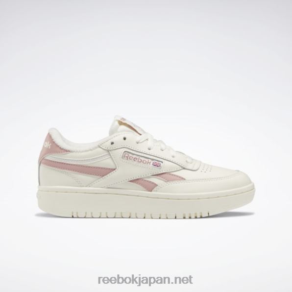 クラブシーダブルレディースシューズ Reebok チョーク/スモーキーローズ 0P4089