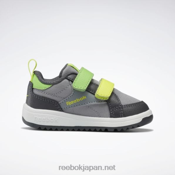 子供たち ウィーボック クラスプ ローシューズ - 幼児用 Reebok ピュアグレー4/ピュアグレー7/ソーラーアシッドイエロー 0P4081386