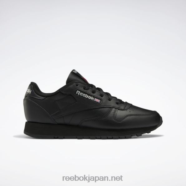 女性 クラシックな革靴 Reebok コアブラック/ピュアグレー5 0P408103