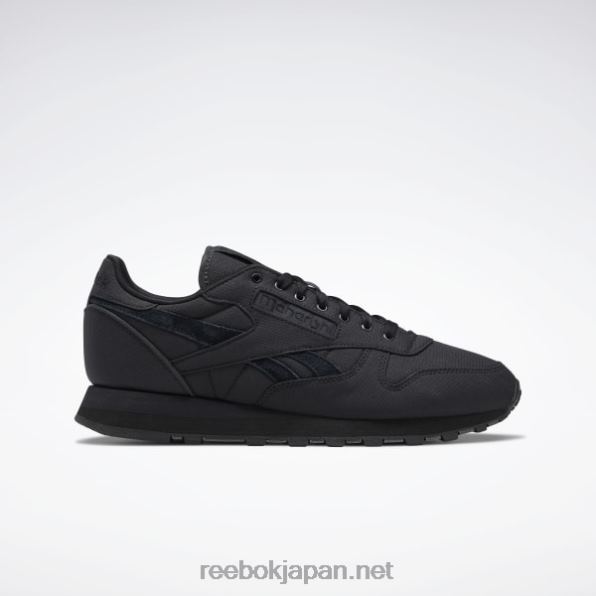 マハリシ クラシック レザー リップストップ シューズ Reebok コアブラック/ピュアグレー8 0P408356