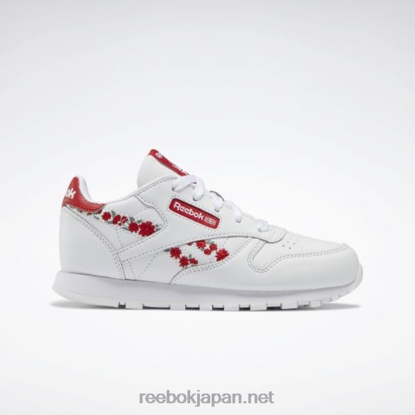 子供たち クラシックな革靴 - 就学前 Reebok ftwr ホワイト/ベクターレッド 0P4081440