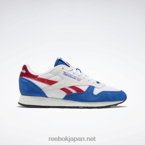 クラシックなレザーであなたの靴を作りましょう Reebok ベクターブルー/ftwrホワイト/ベクターレッド 0P408153