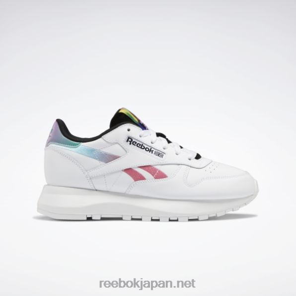 ナオ セラティ クラシック レザー SP レディース シューズ Reebok ftwr ホワイト/プレリュード パープル/コア ブラック 0P408244