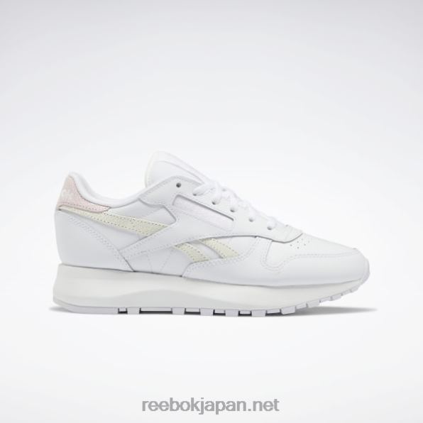 クラシックレザーSPレディースシューズ Reebok ftwr ホワイト/ポーセリン ピンク 0P408315