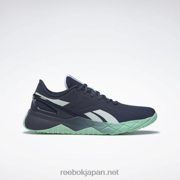 ナノフレックス TR レディース トレーニング シューズ Reebok ベクター ネイビー/オパール グロー/ヒント ミント 0P408469