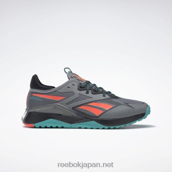 ナノ X2 TR アドベンチャー レディース トレーニング シューズ Reebok ピュアグレー5/コアブラック/クラシックティール 0P408101