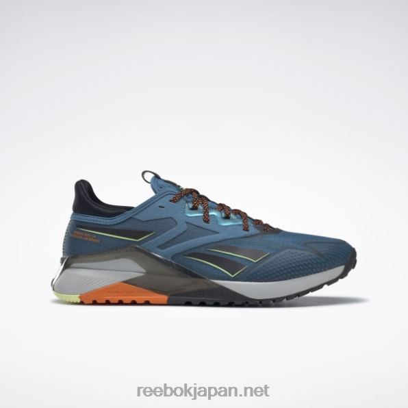 ナノ X2 TR アドベンチャー メンズ トレーニング シューズ Reebok スティーリーブルー S23-R/コアブラック/スマッシュオレンジ S23-R 0P4081309