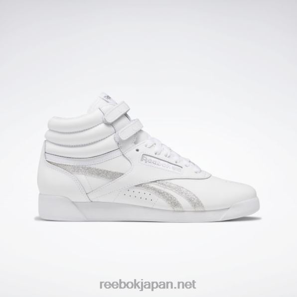 f/s こんにちは婦人靴 Reebok ホワイト/シルバーのメット。 0P408175