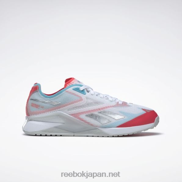 nano x2 フォーニング トレーニング シューズ Reebok ホワイト/ネオンブルー/ネオンチェリー 0P408207