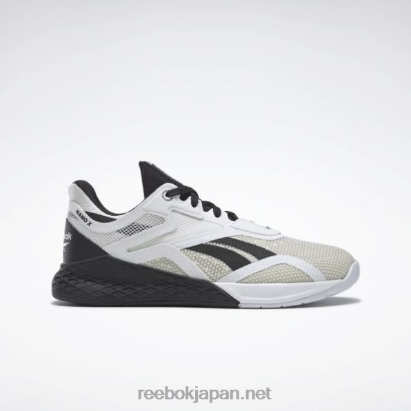 nano x レディース トレーニングシューズ Reebok ブラック/ホワイト 0P408985