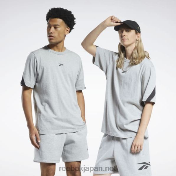 定番ブランドが誇るTシャツ Reebok ミディアムグレーヘザー 0P408346