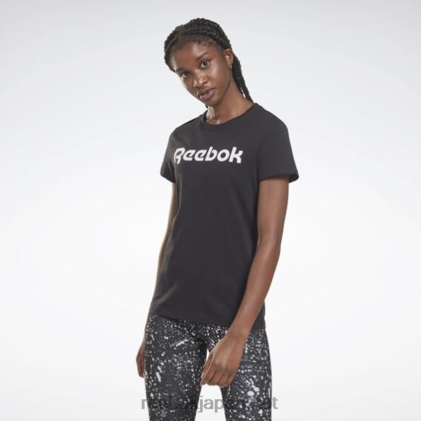 女性 トレーニングの必需品グラフィック T シャツ Reebok 黒、白 0P408877