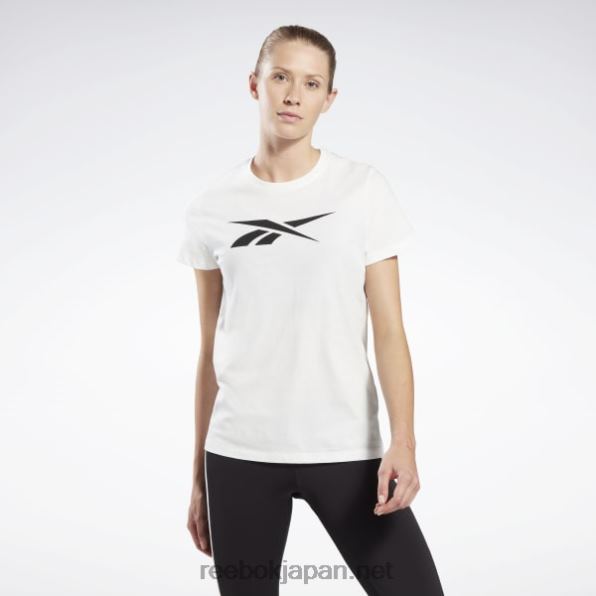 女性 トレーニングの必需品ベクトル グラフィック t シャツ Reebok 白 0P408800