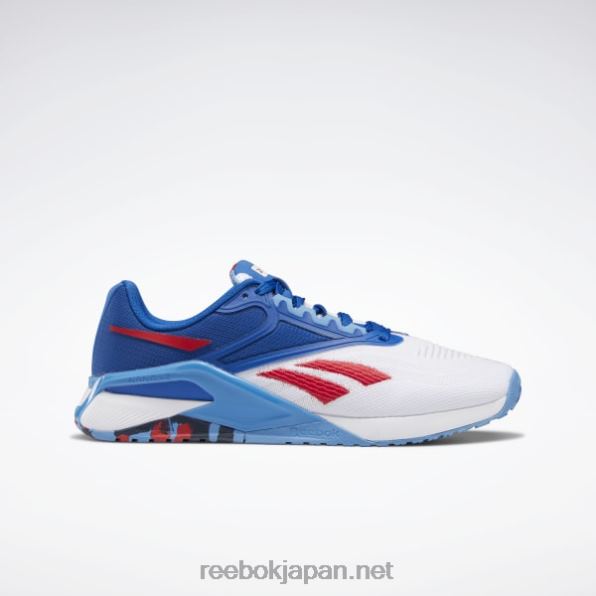 ナノ x2 レディース トレーニング シューズ Reebok ベクターブルー/ftwrホワイト/ベクターレッド 0P408241